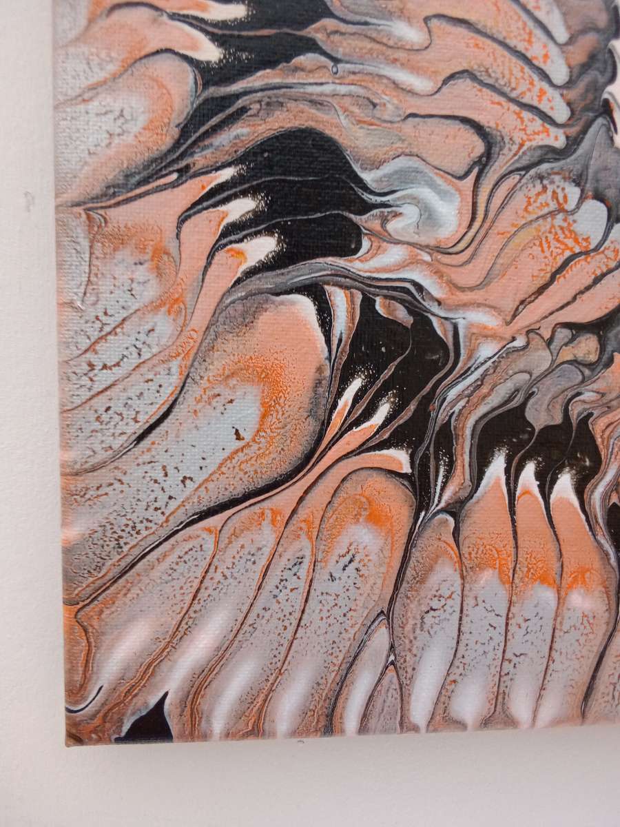 Arylic Painting on a 12 inch x 12 inch x 1 inch canvas