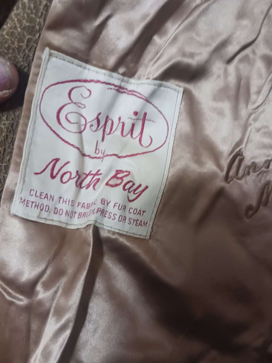 vintage fake fur coat