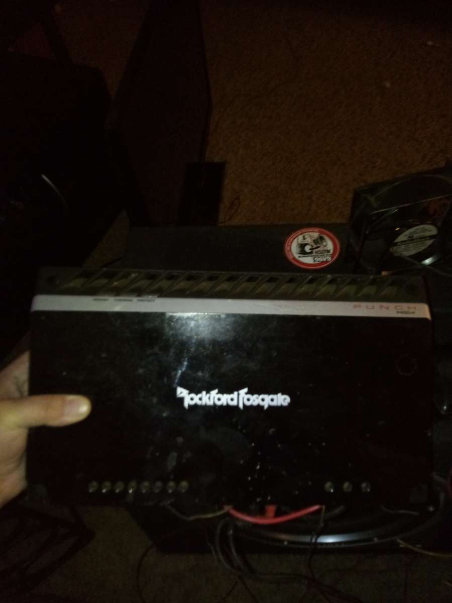 Rockford fosgate punch 2 amp with punch 2 subwoofer