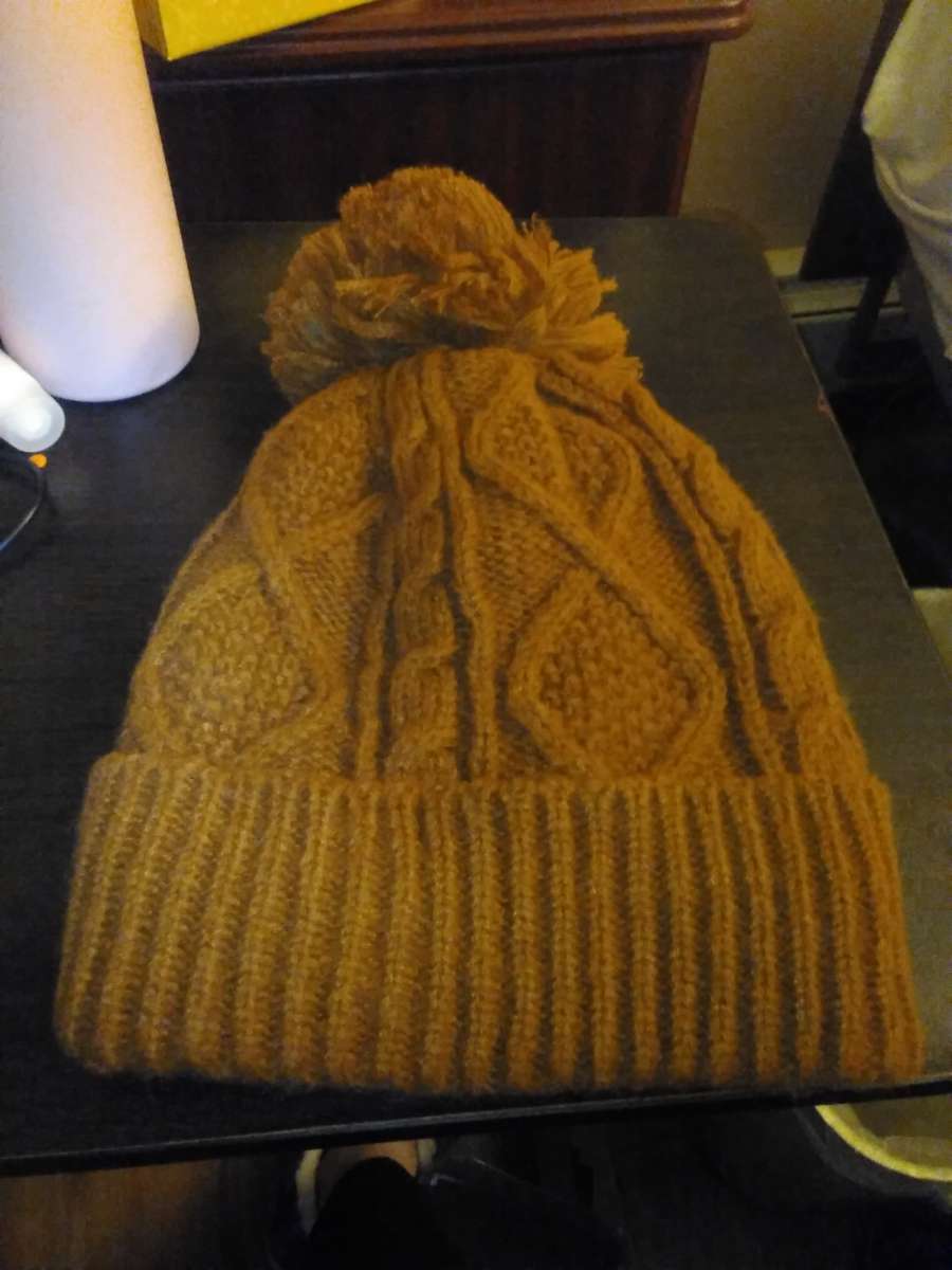 brown beanie