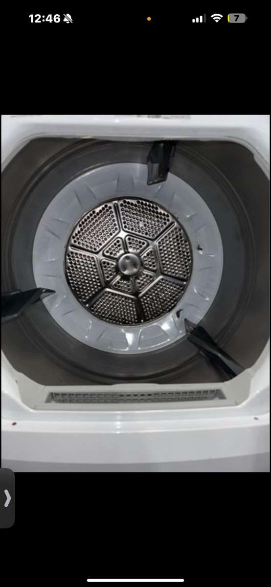 White GE laundry center Delivery Available