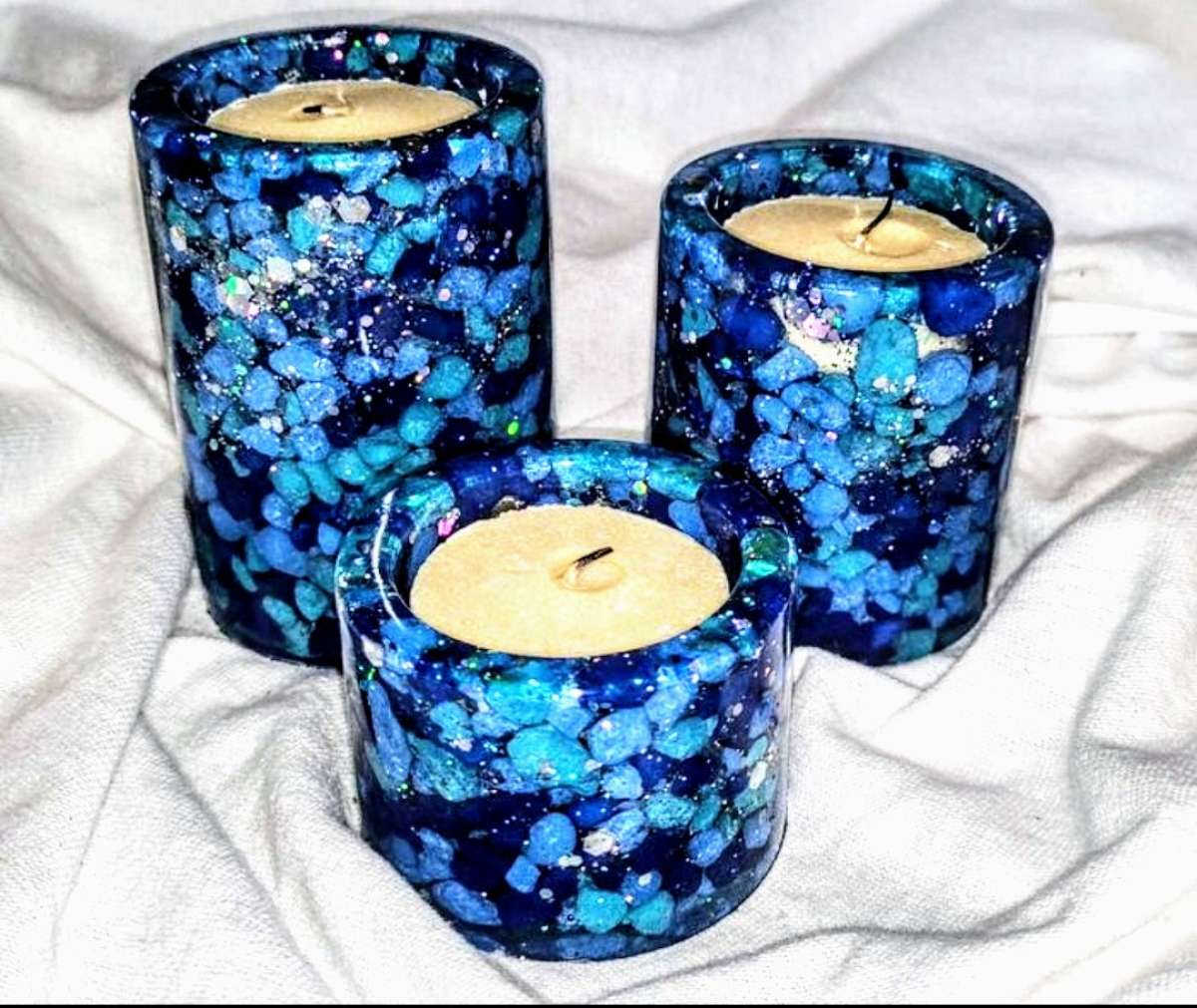 Set Of 3 Tea Light Holders