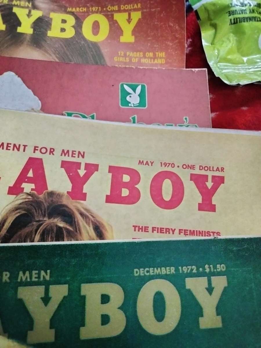 1968 to 2001 Playboy Magazine 10 different stacks 40 a stack