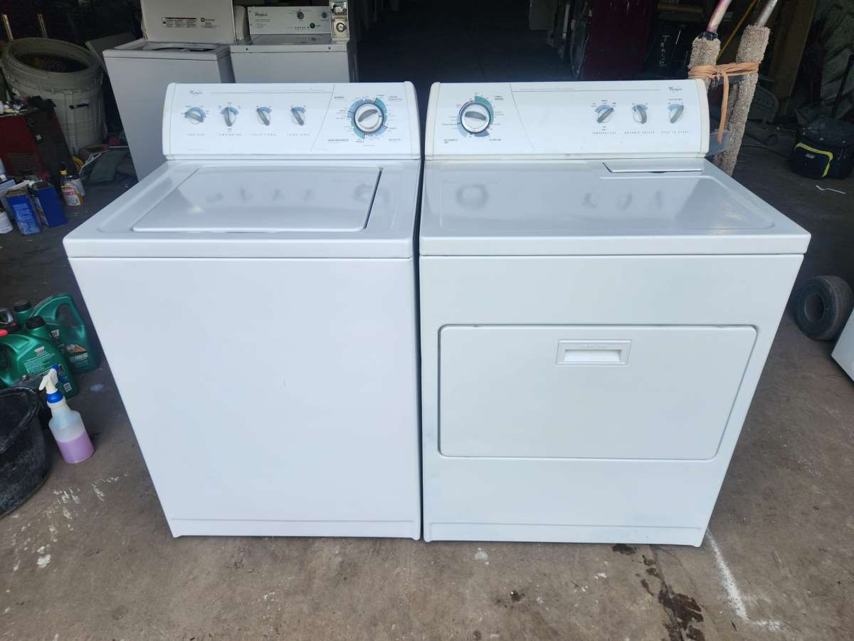 Washer And Electric Dryer