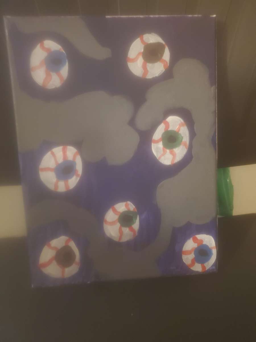 I See You Abstract Acrylic Original Painting