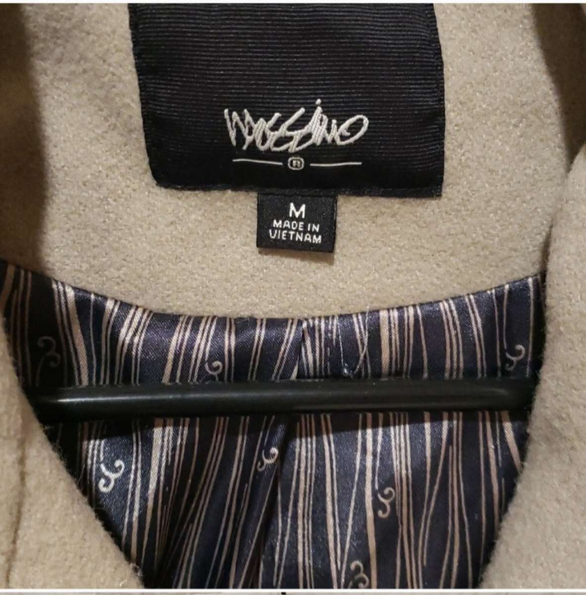 Mossimo light brown long wool peacoat