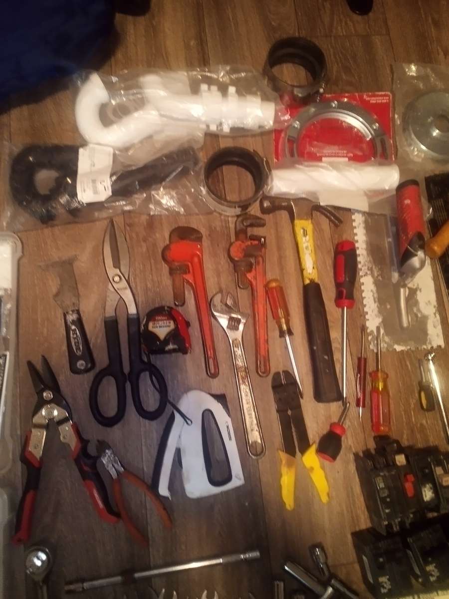tool and parts lot