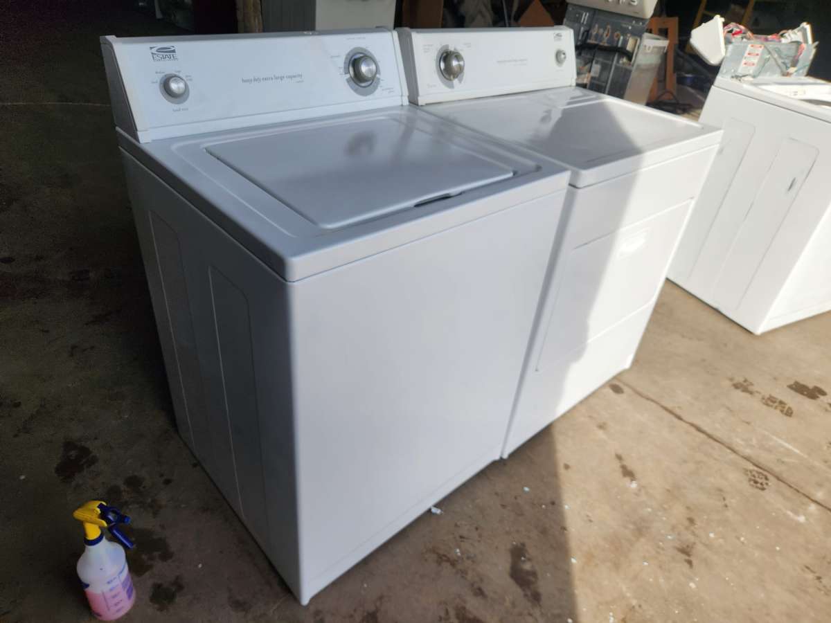 Washer And Electric Dryer