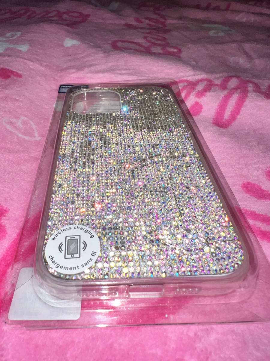cute iphone 12 ProMax BLING phone case