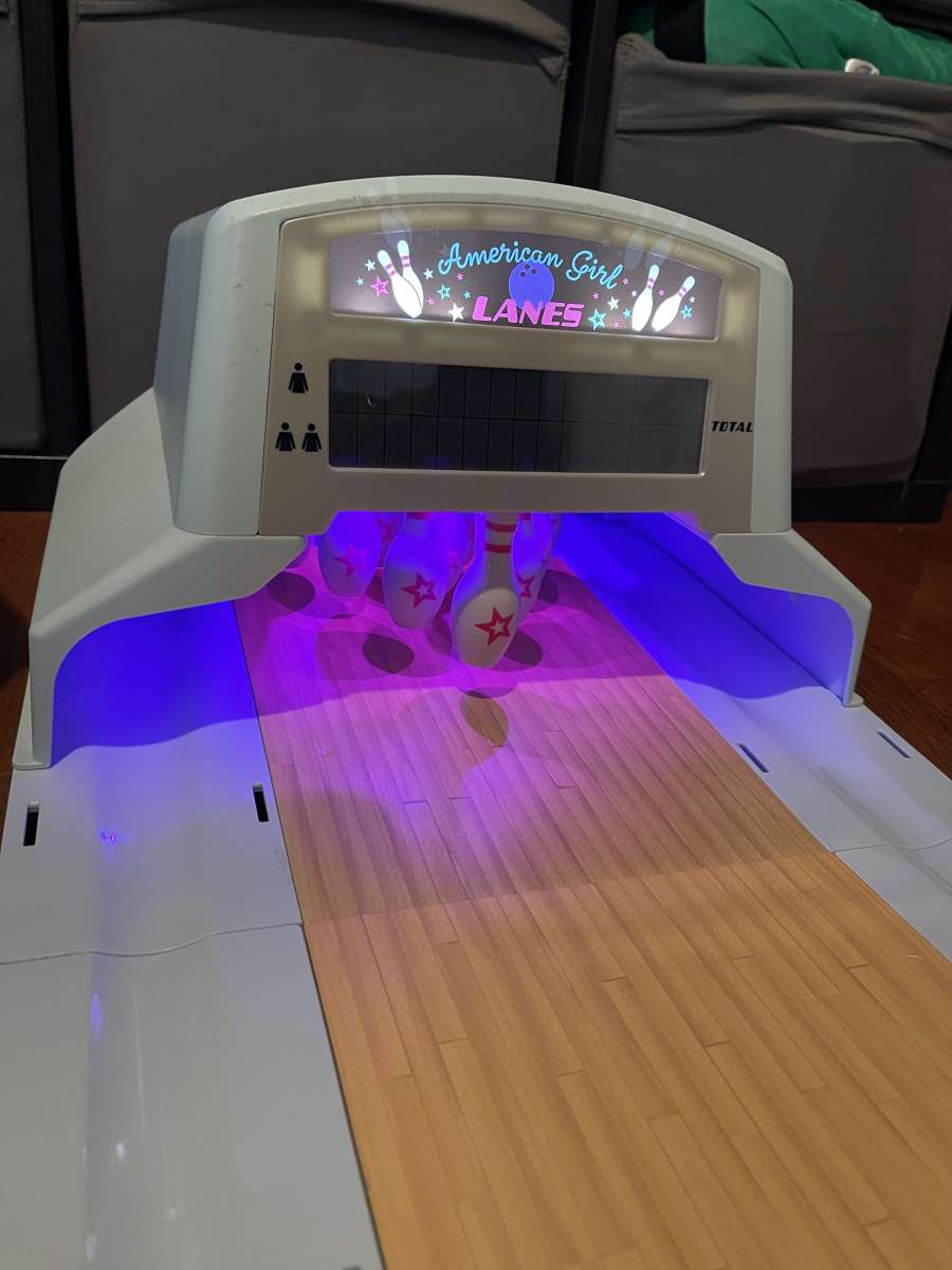 American girl bowling set