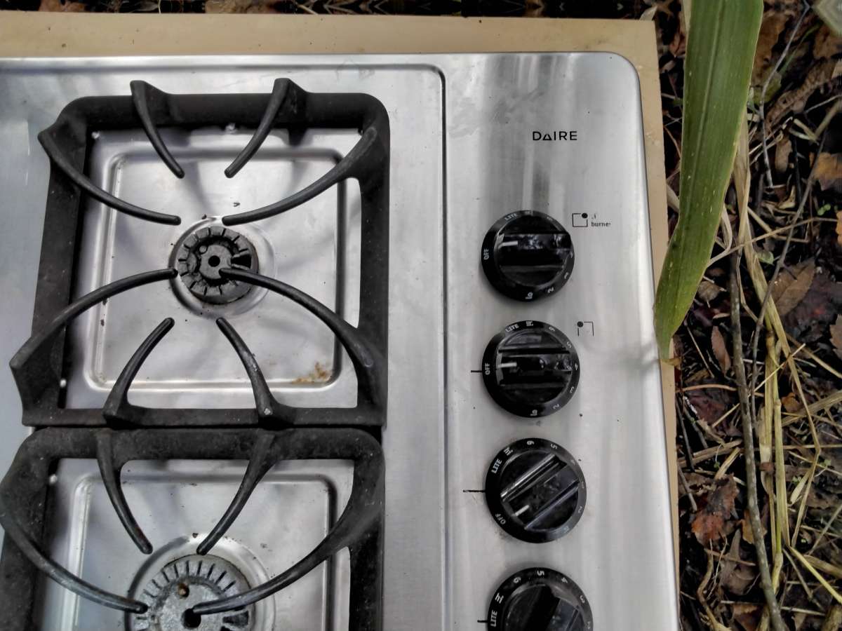 4 burner stove top