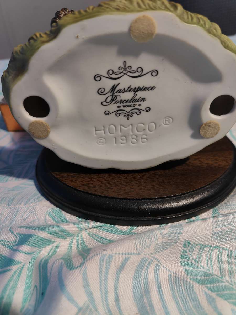 adorable baby bear in tree stump eating apple knick knack ma