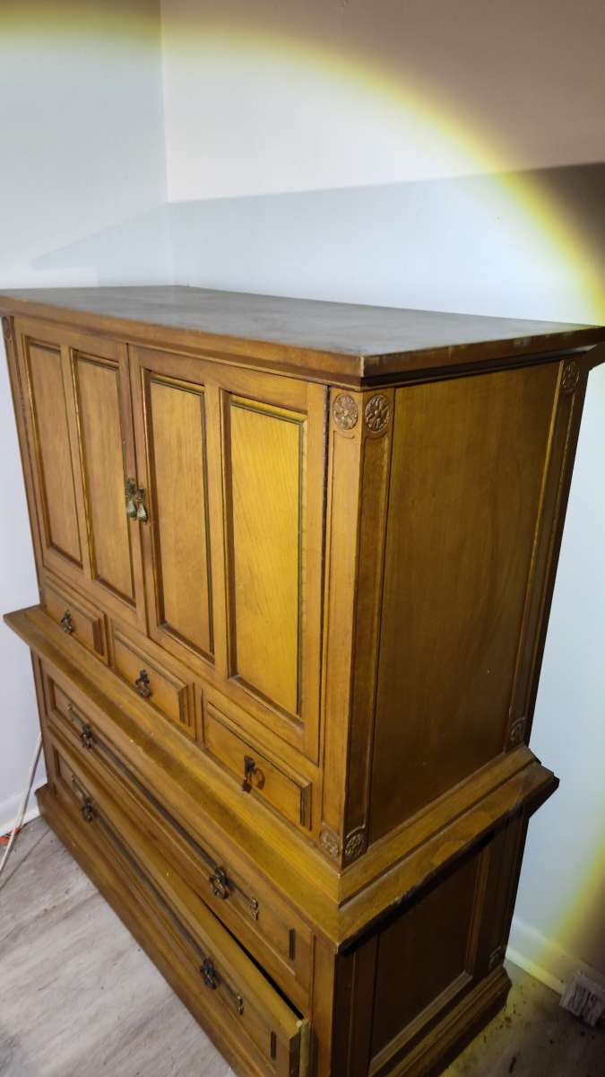 solid oak bureau