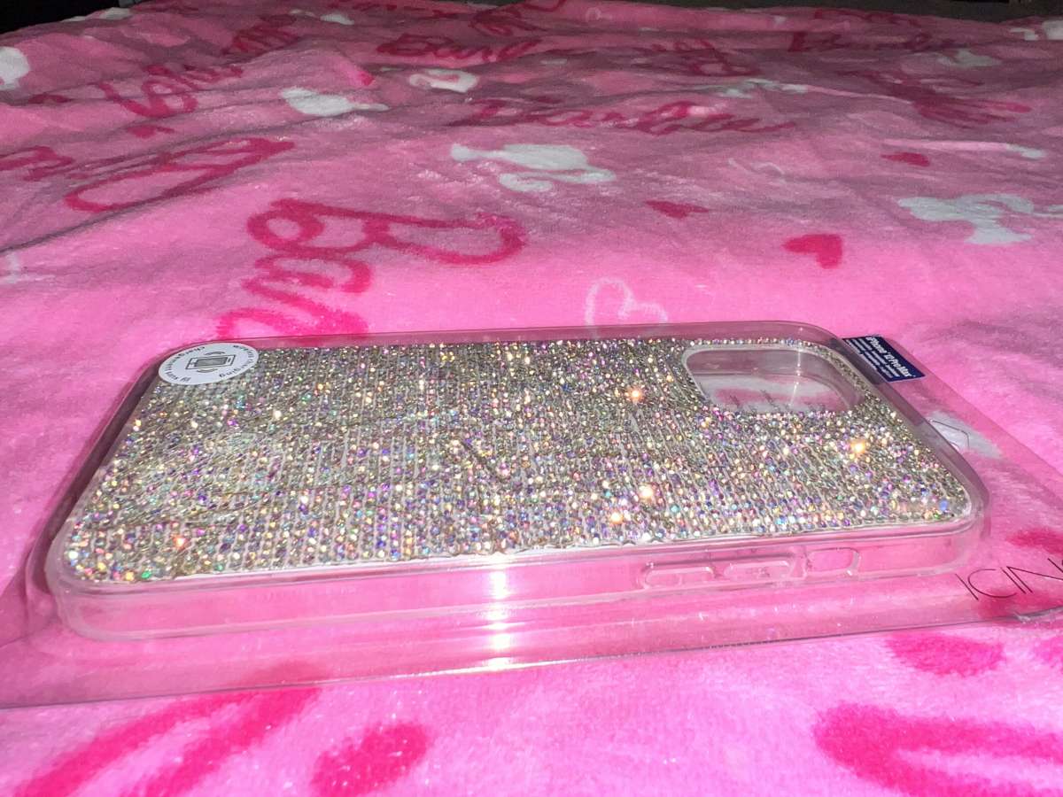 cute iphone 12 ProMax BLING phone case