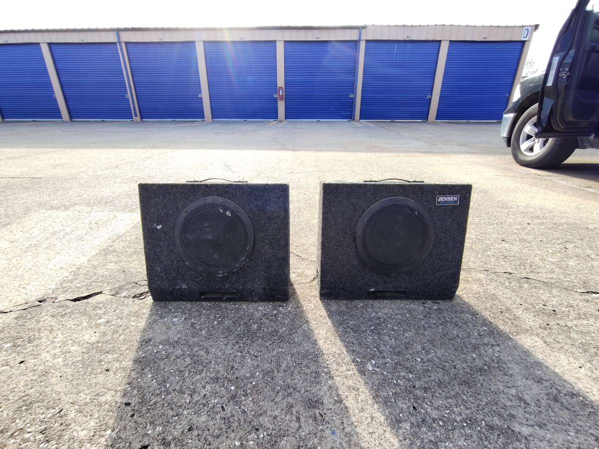 vintage Jensen jte 1030 portable car speakers