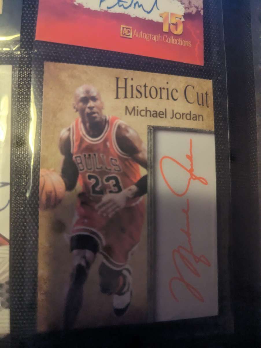Michael Jordan auto reprint card will make deals