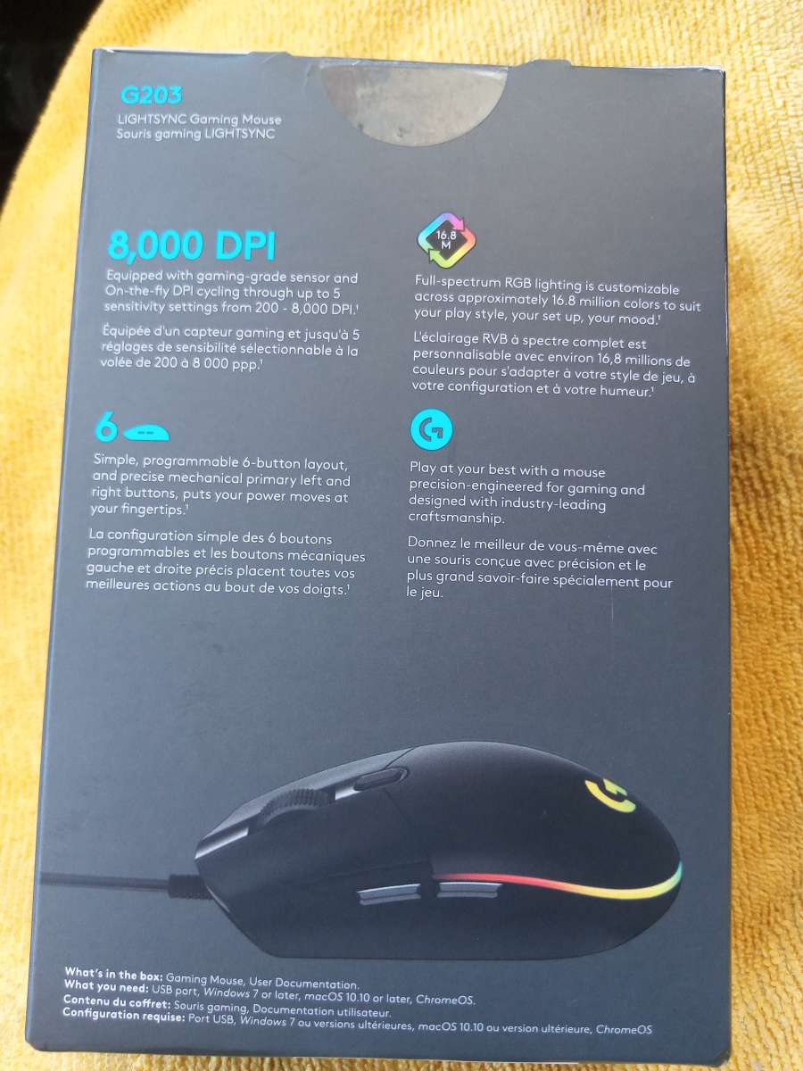 GAMING MOUSE LOGITECH