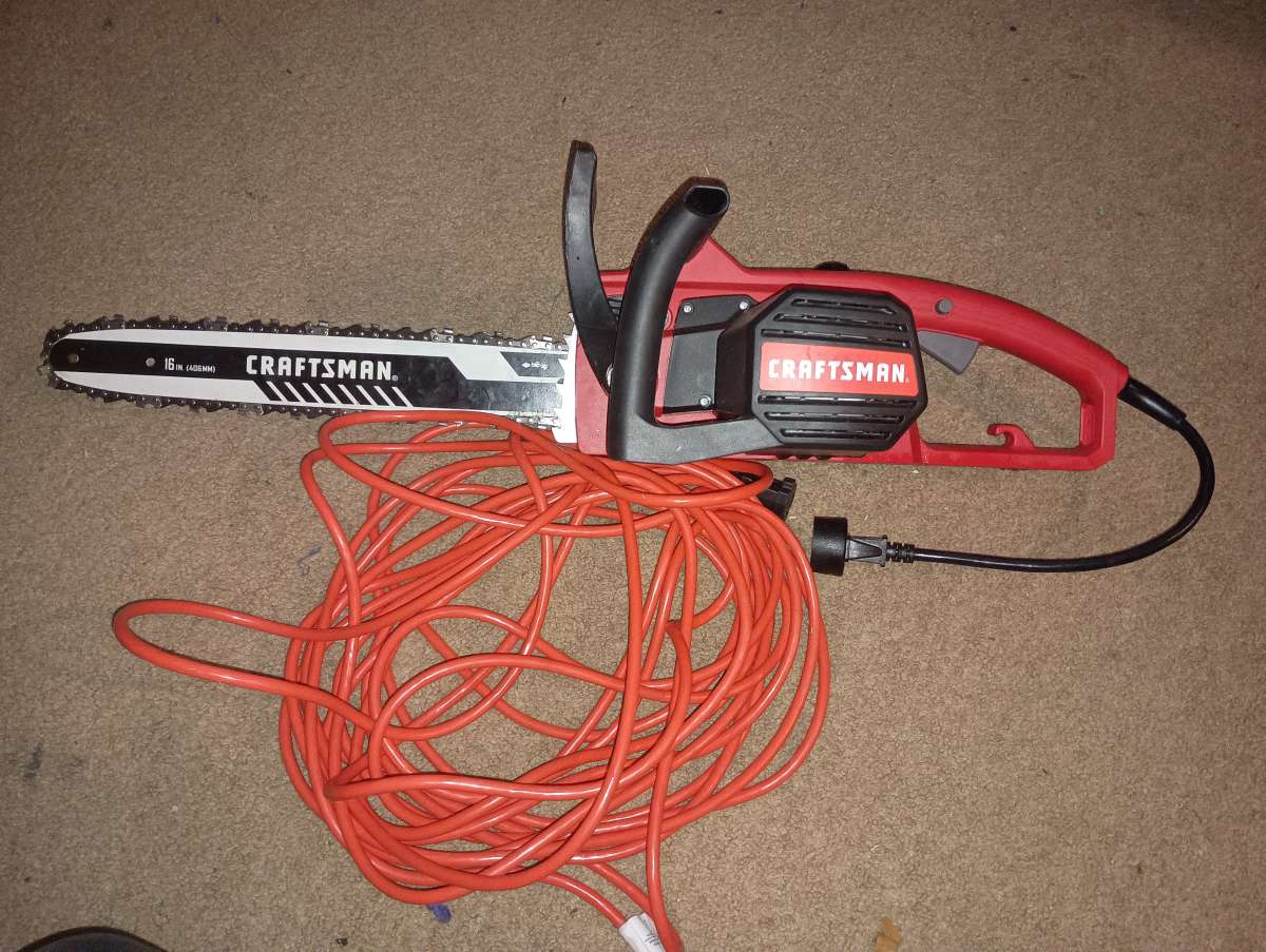 craftsman electric chainsaw