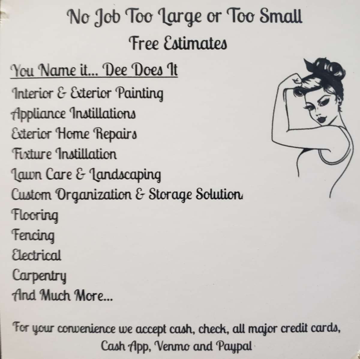 professional handywoman