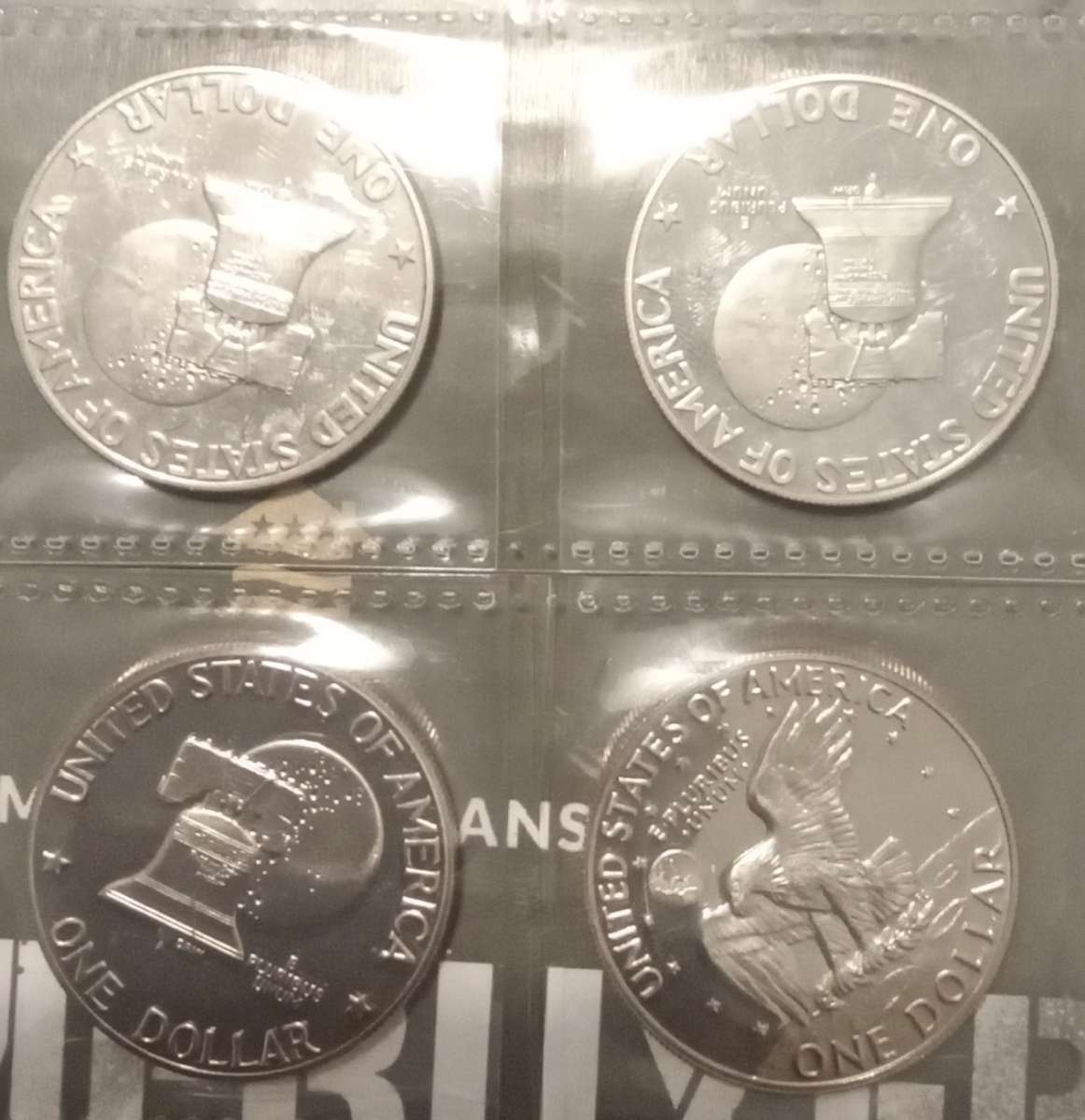 1776 1976 Ike  bicentennial dollar