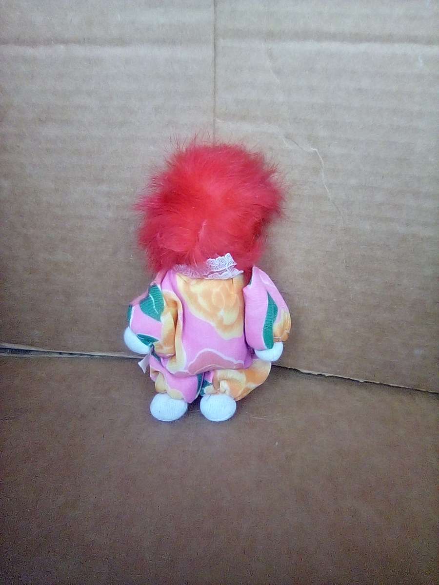 Porcelain Clown Size: 5" X 3"