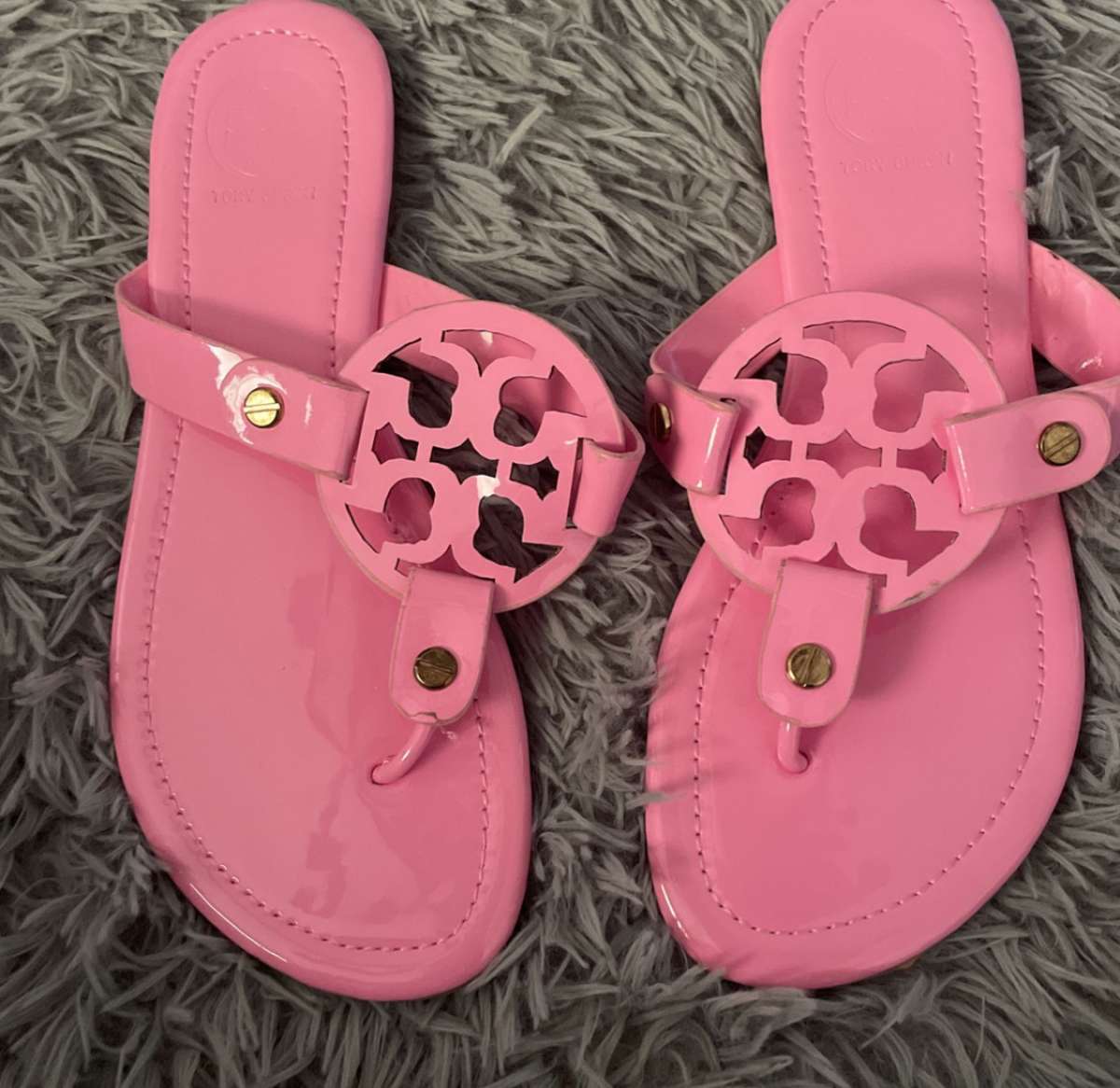 pink Tory Burch sandals