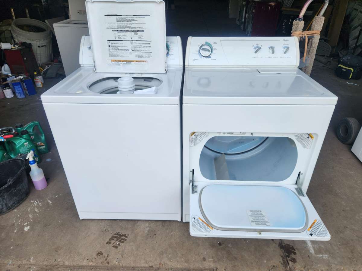 Washer And Electric Dryer