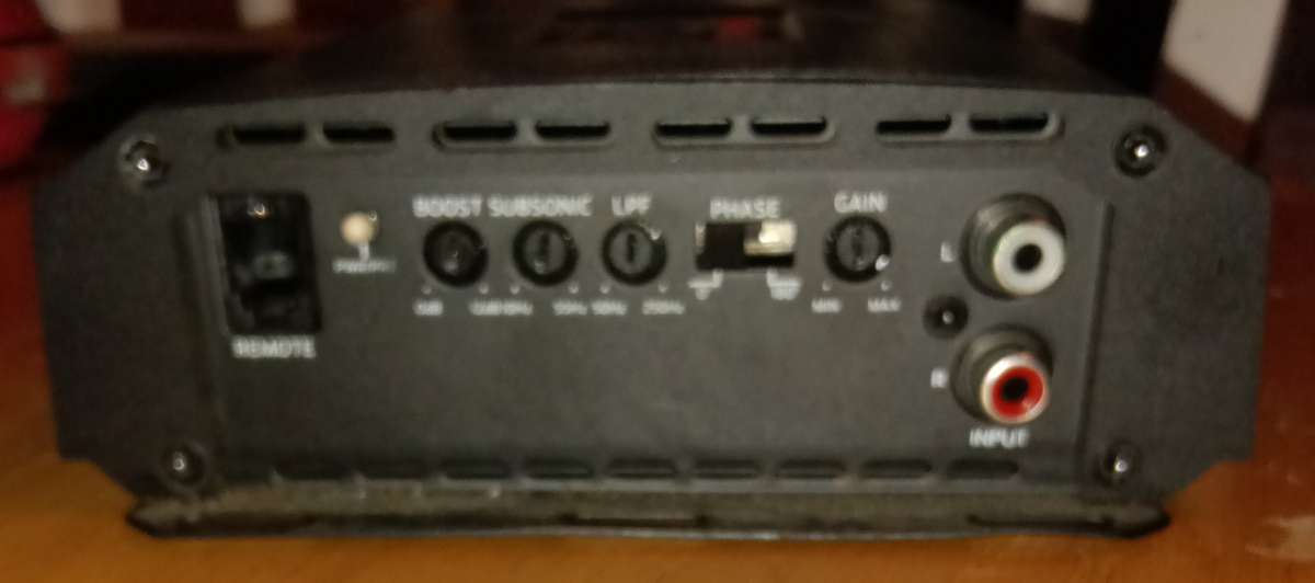 2 Terminator MXT Audio Subs in Box MXT 1200 Watt Amp