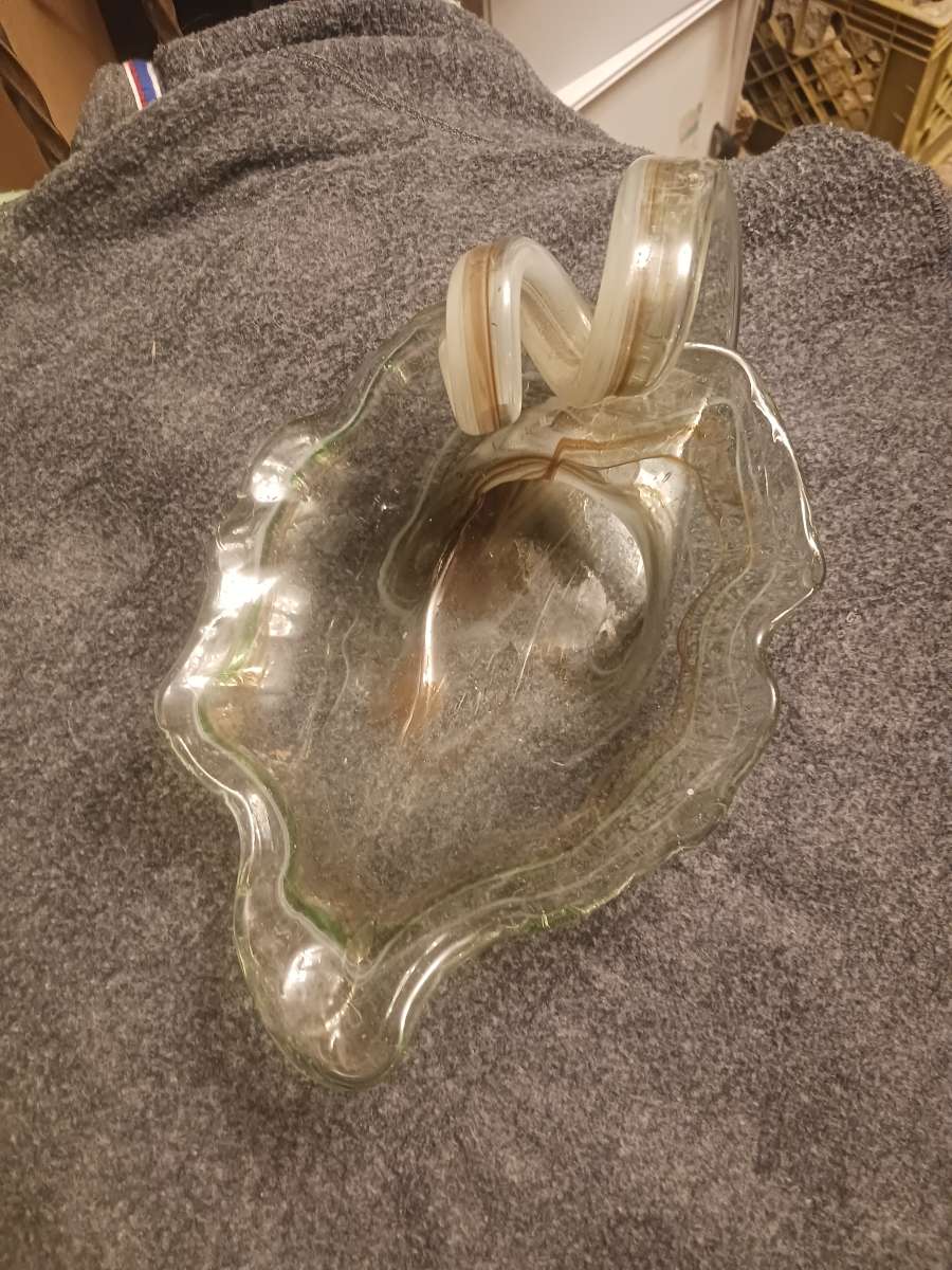 carnival glass cornucopia