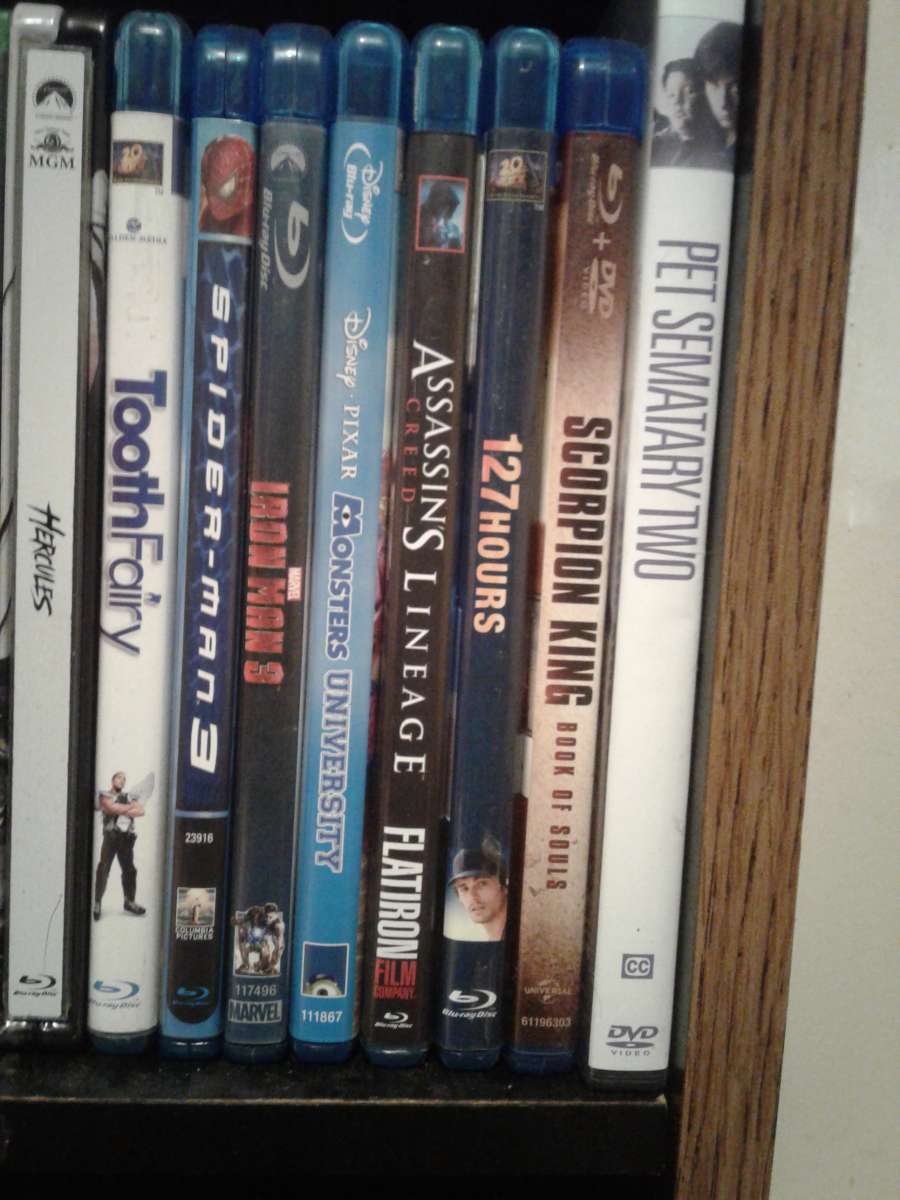 Blu ray DVDs