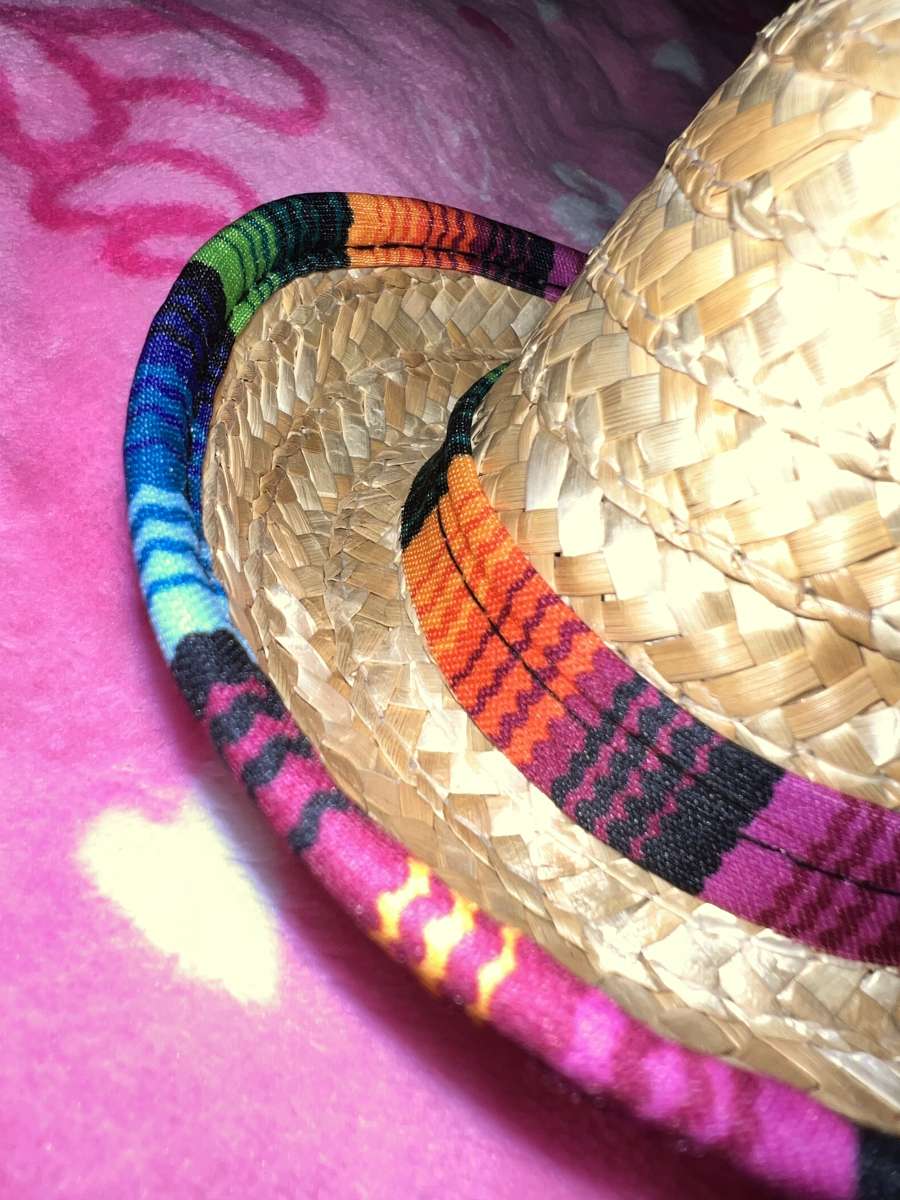 sombrero straw hat for dolls