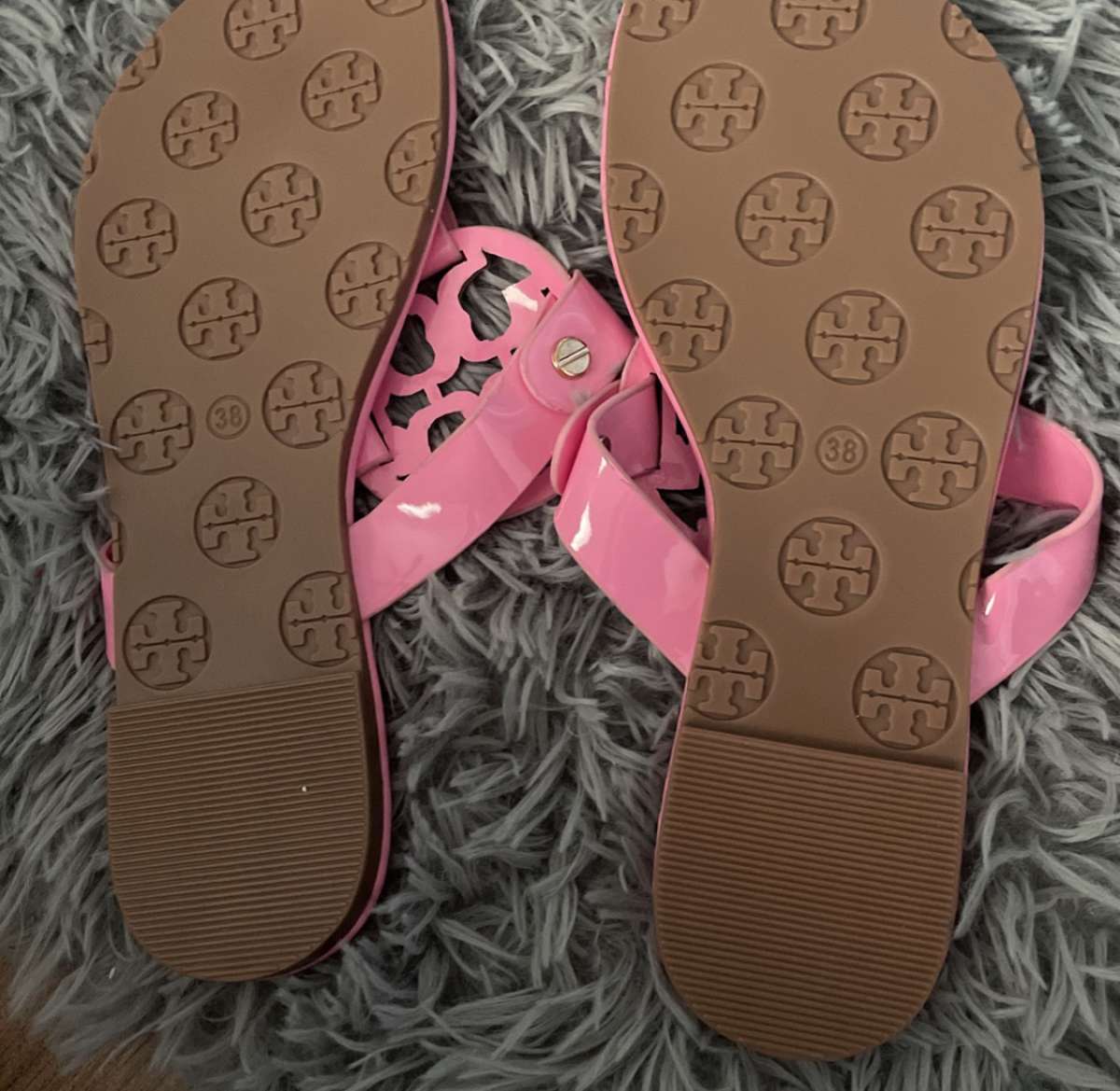pink Tory Burch sandals