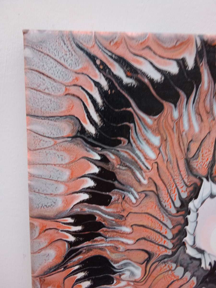Arylic Painting on a 12 inch x 12 inch x 1 inch canvas