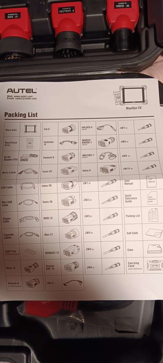 Autel maxisys MS908CV w programDEVICE