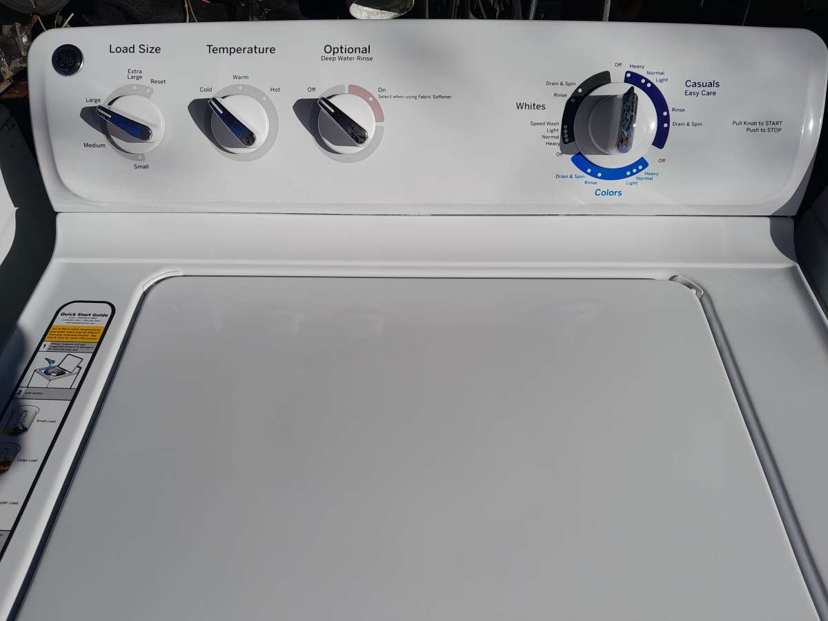 WASHER GE WORKING WITH WARRANTY 6 MONTH