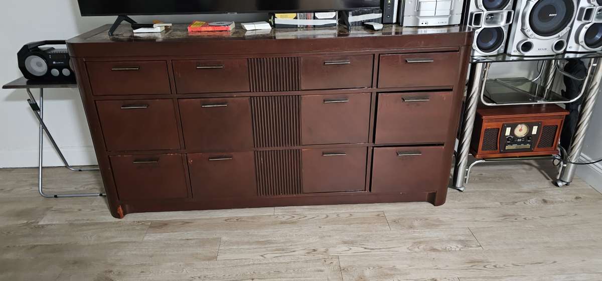 mueble de madera de 9 compartimentos