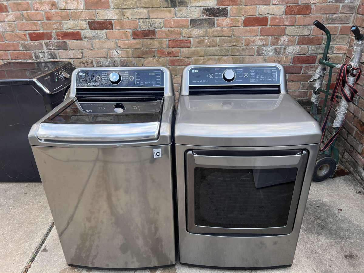 Washer And Electric Dryer