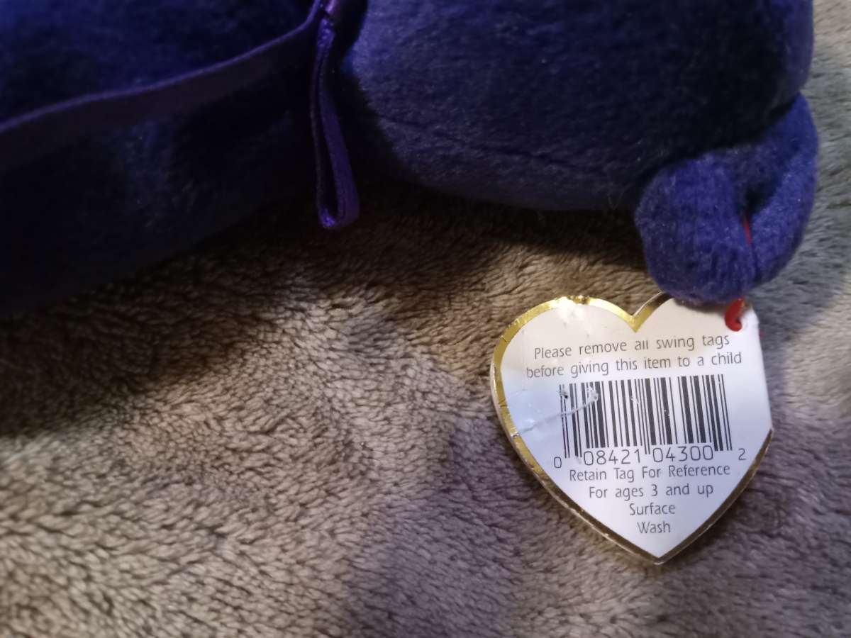Rare Beanie Baby Princess Diana With Tag Errors