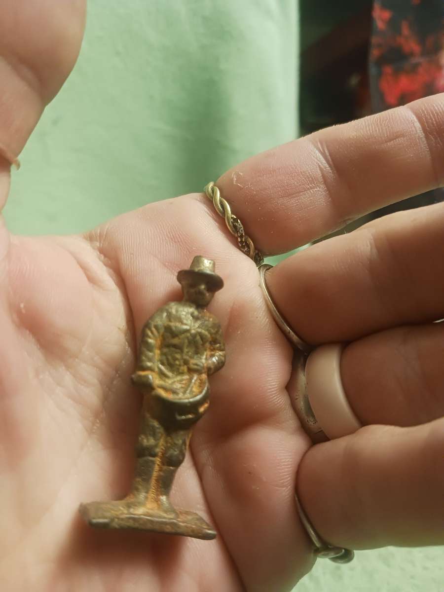 very old civil war brass figurines