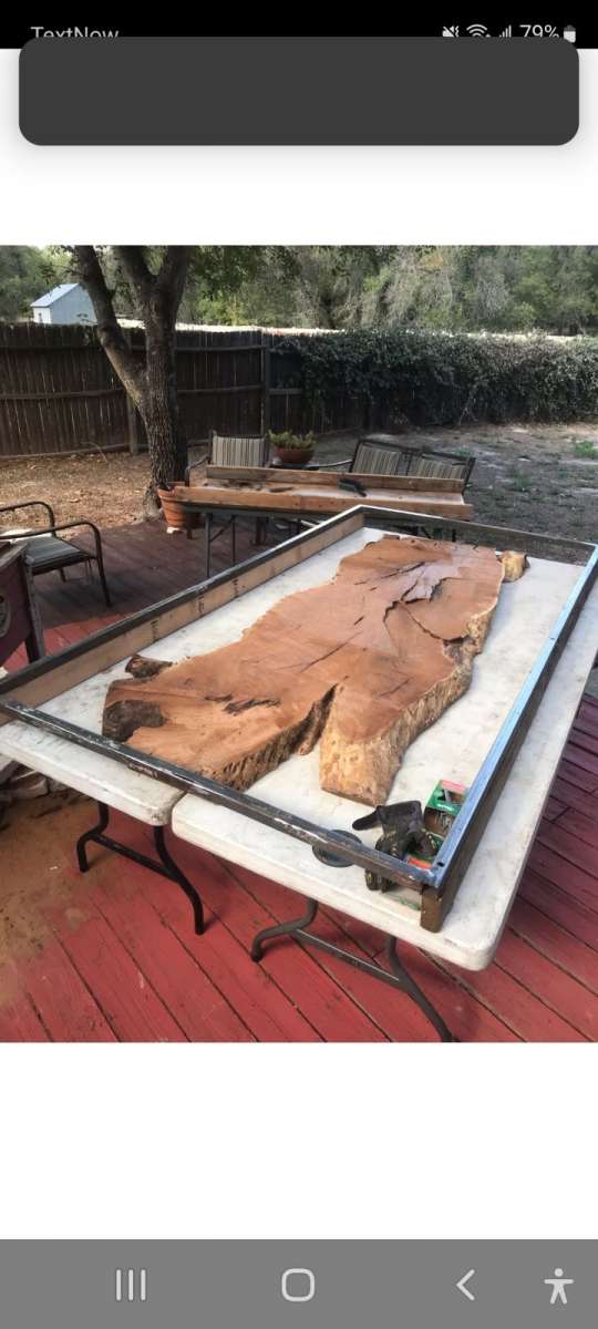 mesquite slabs of wood  7 ft tall  by 38 to 40 inches wide