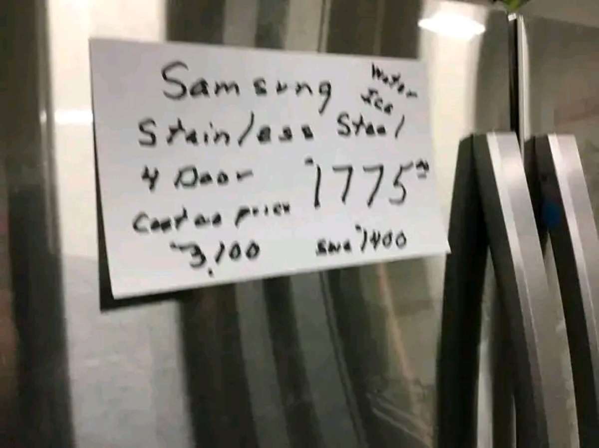 Samsung stainless steel 4 door refrigerator