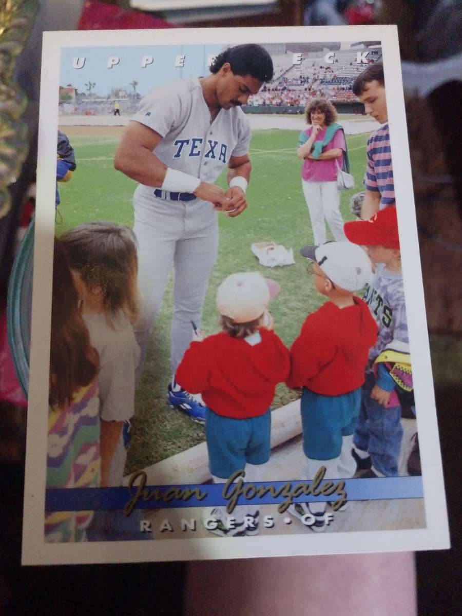 Juan Gonzalez Baseball Card