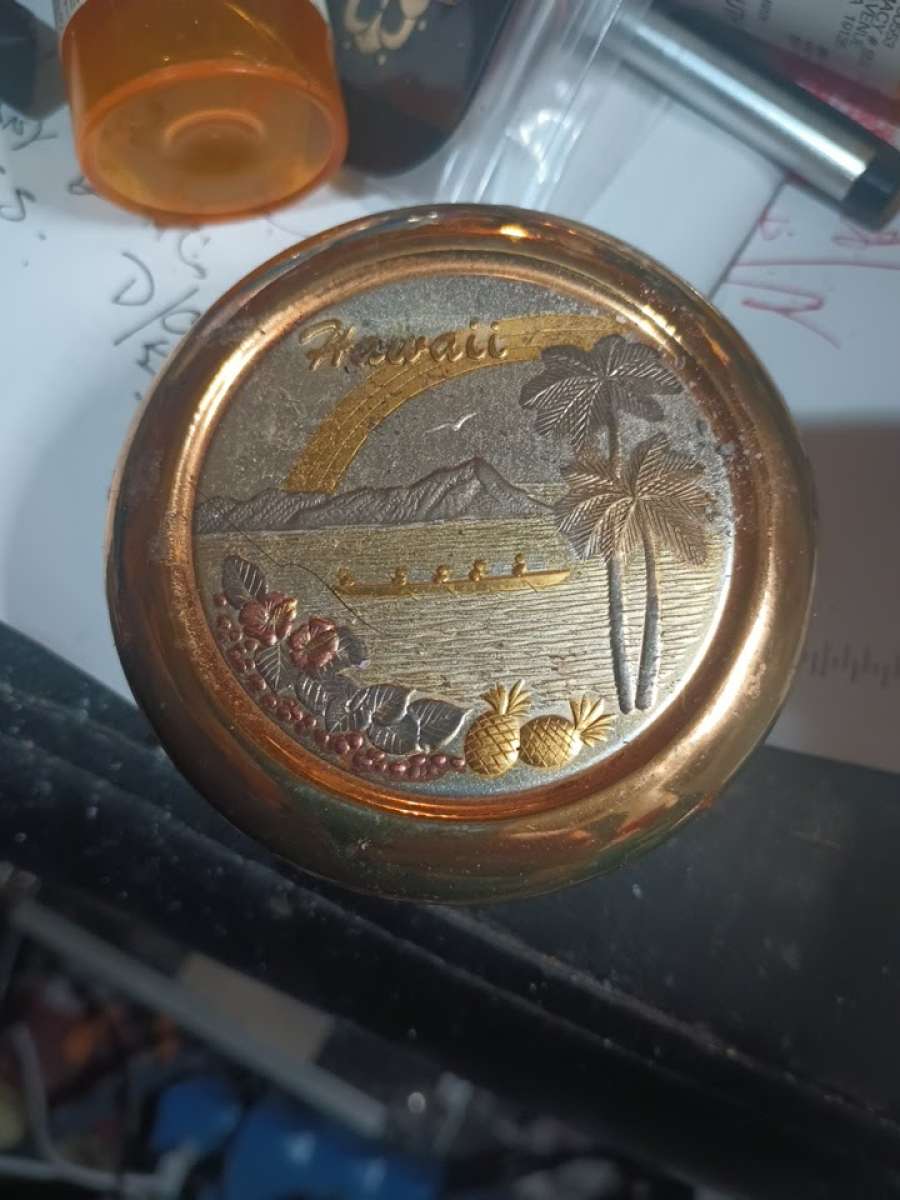 24k plated Hawaii CHOKIN BOX
