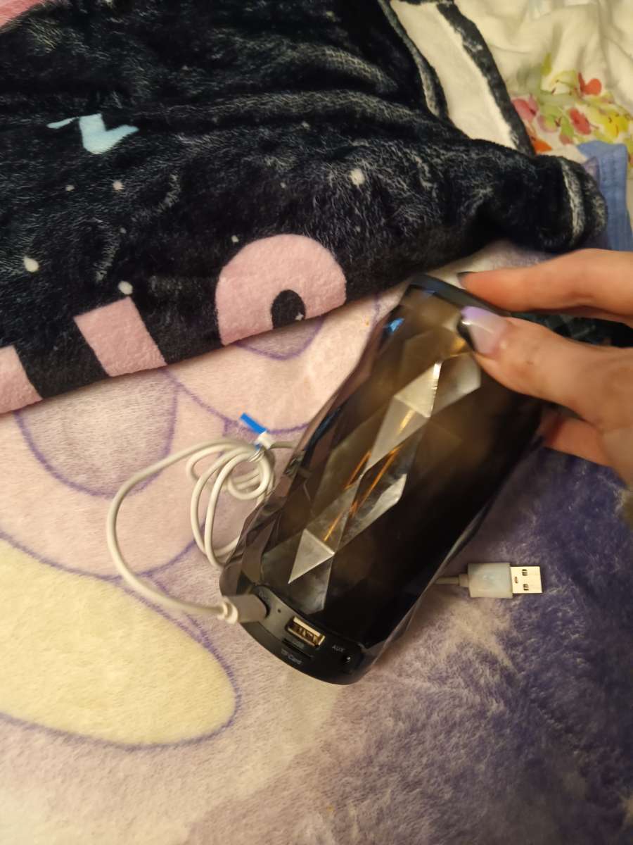 black Bluetooth speaker