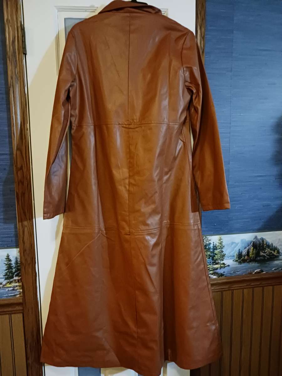 Long Pleather Jacket