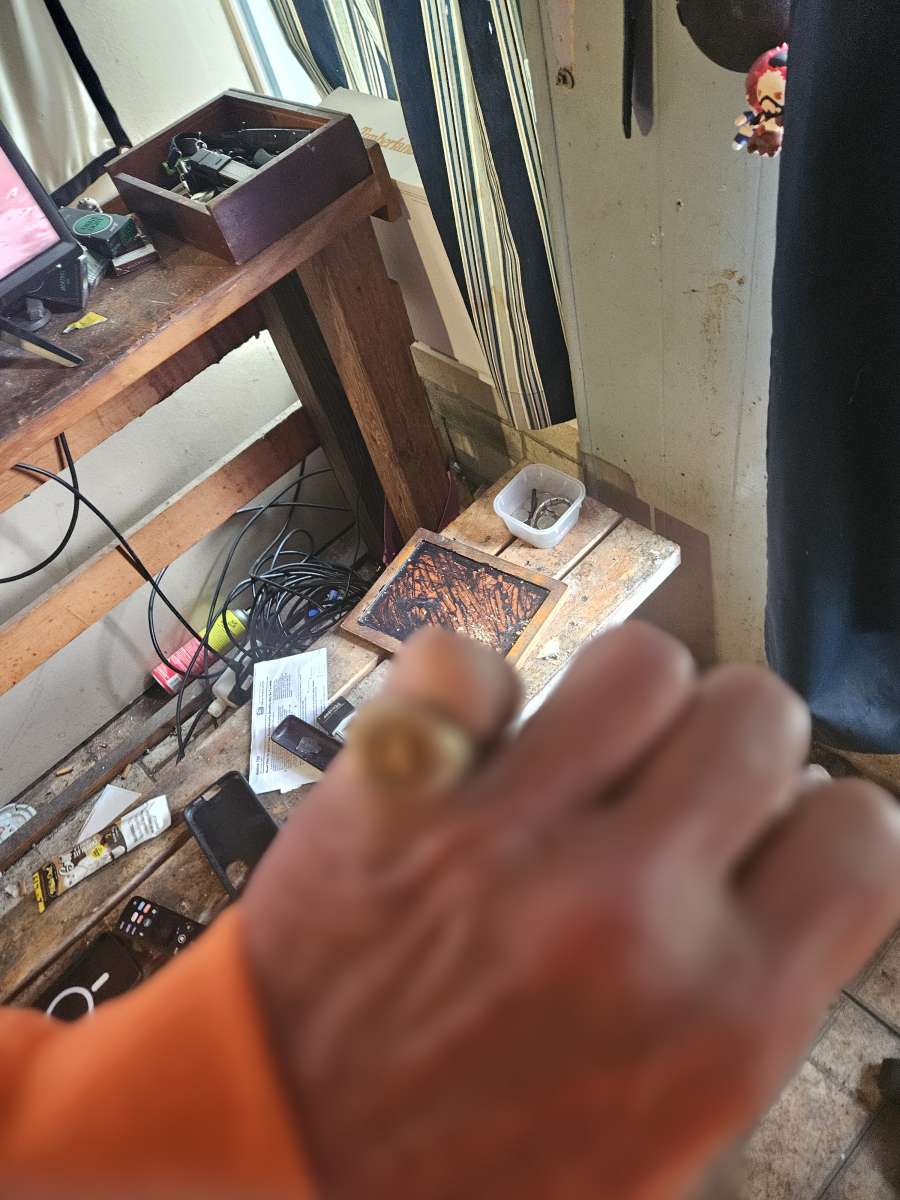 18 k 120ish yr old bicentennial ring 50 diamonds