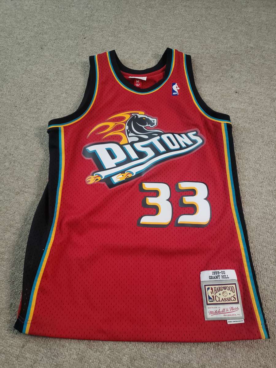 Pistons Grant Hill Jersey