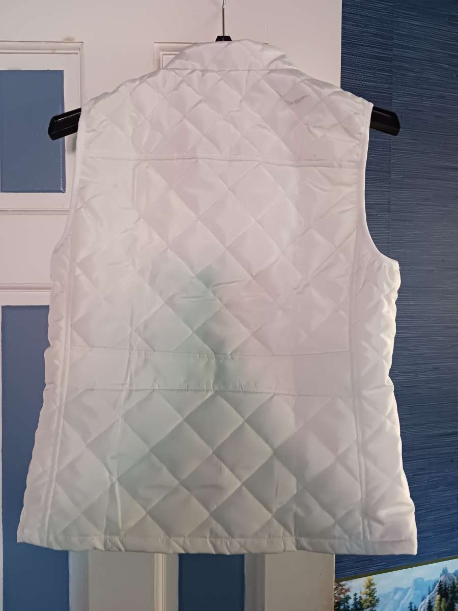 Ladies White Vest