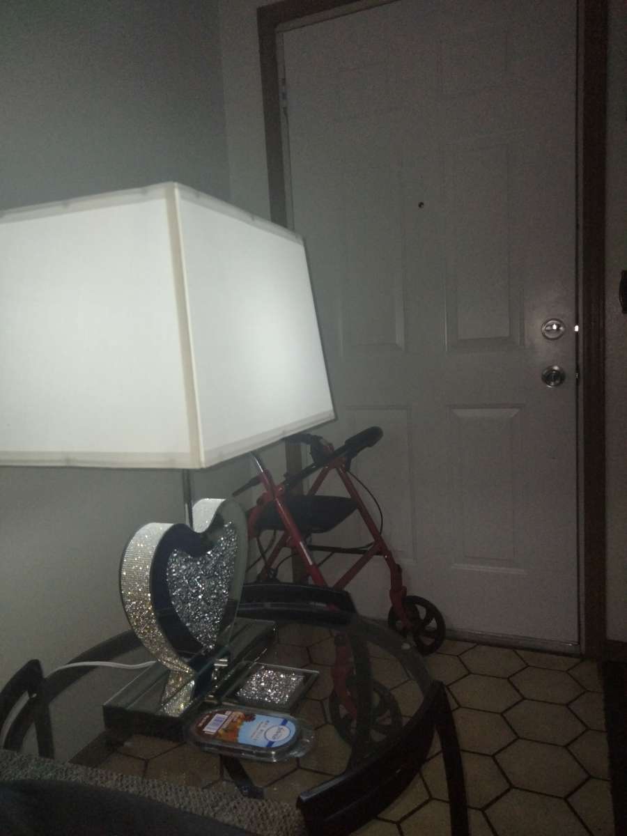 2 diamond crushed lamps new