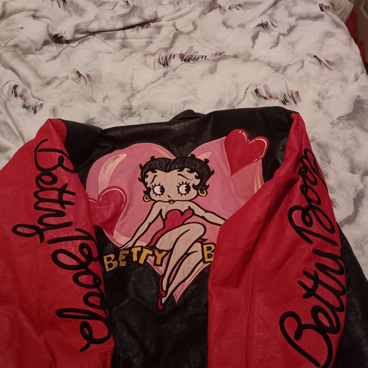 1970s  Betty Boop leather jacket
